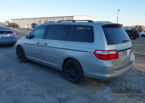 2006 Honda Odyssey Touring из США, поврежденный, VIN 5FNRL38856B098897